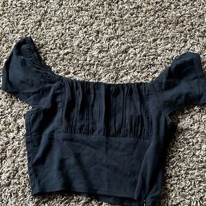Black pacsun crop top